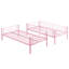 Lit superposé simple au-dessus de métal Pink-1698464107