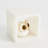 Alabaster Big Eyed Owl in Cube-Sm