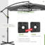 Parasol en porte-à-faux 120 po Ersheen-677052341