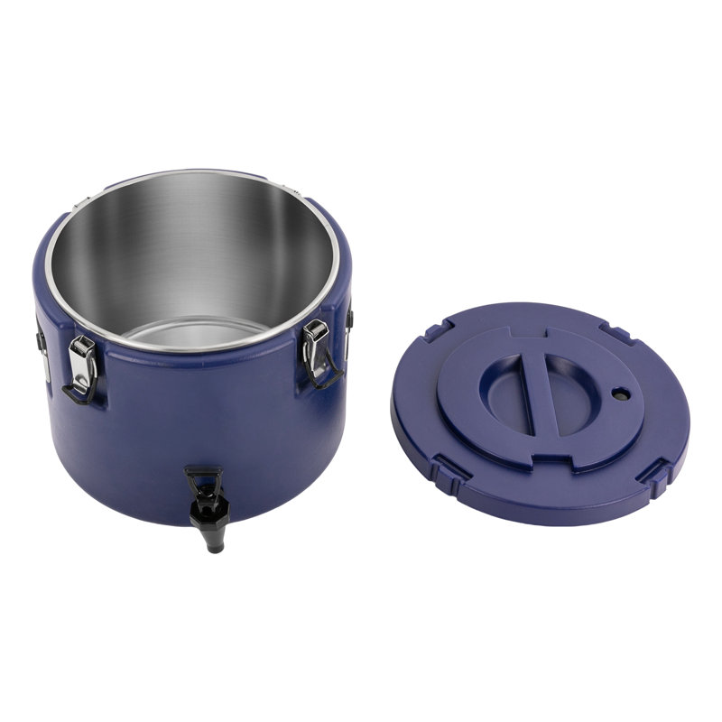 Insulated Beverage Dispenser, Blue