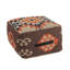 Repose-pieds brun 18 po Tribal
