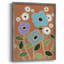 Reproduction encadrée florale sur bois IV - 47906-1277548963