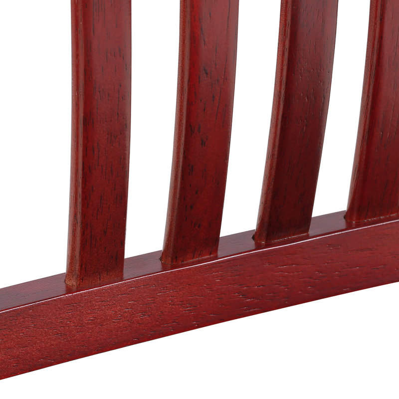 Side Chair Set Wallkill of Solid Wood, Mahogany