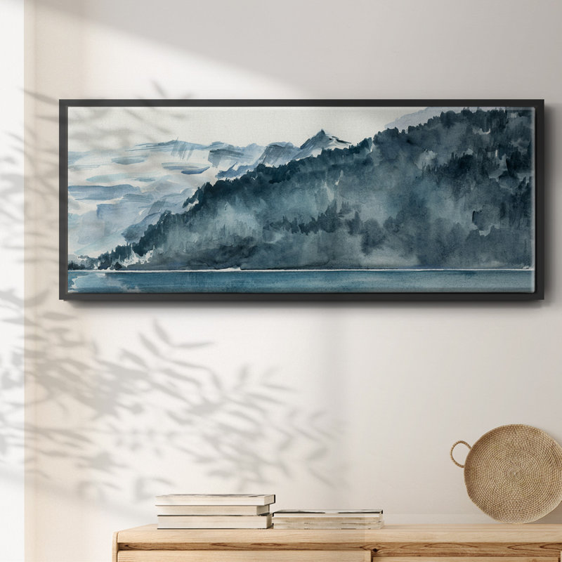 Winter Fjords II, H 8 po x l 20 po x P 1,5 po, Noir
