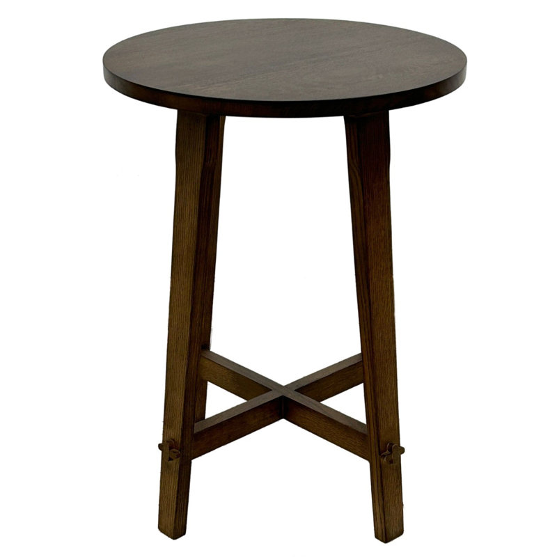 Arts and Crafts Solid Wood Top End Table