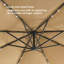 Parasol d'extérieur à DEL 10 pi