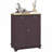 Cabinets, Modern Kitchen Storage with Solid Wood Top, 2 Drawers, Doors Adjustable Shelf | Walnut Brown | Dining Room-1145110605