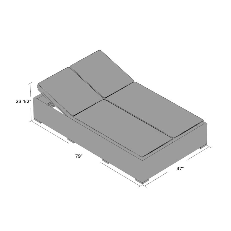 Fauteuil inclinable d'extérieur Evince, Moka