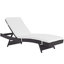 Chaise longue d'extérieur en rotin Convene-1853069806