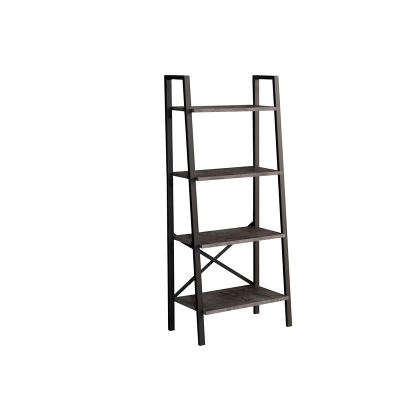 Rangement pour bibliothèque 6 niveaux, Gris
