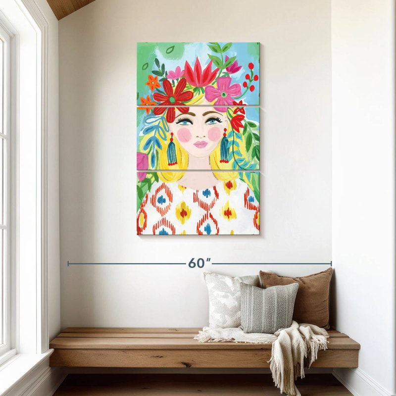 Fille Leisha Boho I, H 45 po x l 28 po