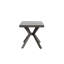 Table de patio en aluminium durable de conception classique pour les cours arrière