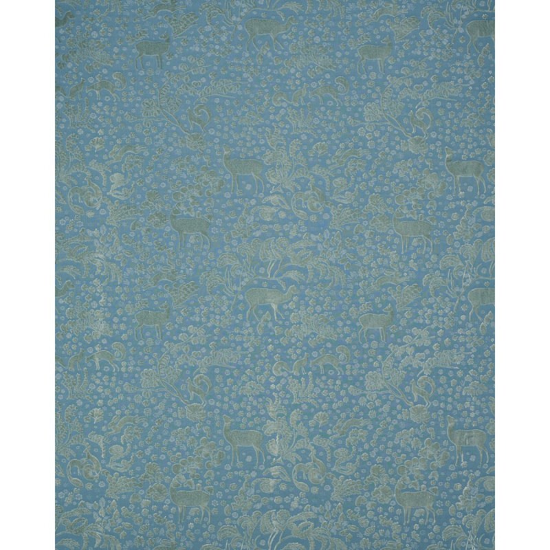 Tissu forêt Arbor, Bleu ardoise