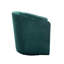 Fauteuil demi-tonneau pivotant en velours de 30,7 po de largeur Cœur-2075266784