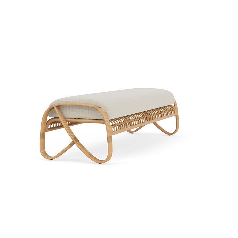 Riviera Outdoor Bench, Beach Natural