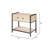 Plaisir Faux Shagreen 1-Drawer Side Table
