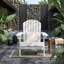 Chaise pliante en bois avec porte-gobelets-857915796