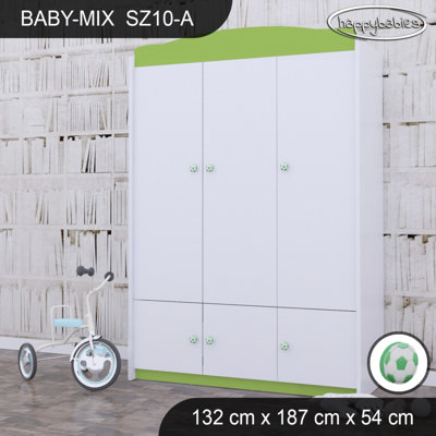 Baby 6 Door Wardrobe