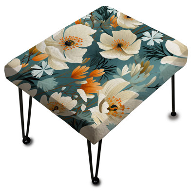 Motif floral ivoire Coastal Blossoms