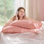 Ensemble de 2 taies d'oreiller en satin, 300 fils, sable gris, GentleSoft ™-359644241-359644265