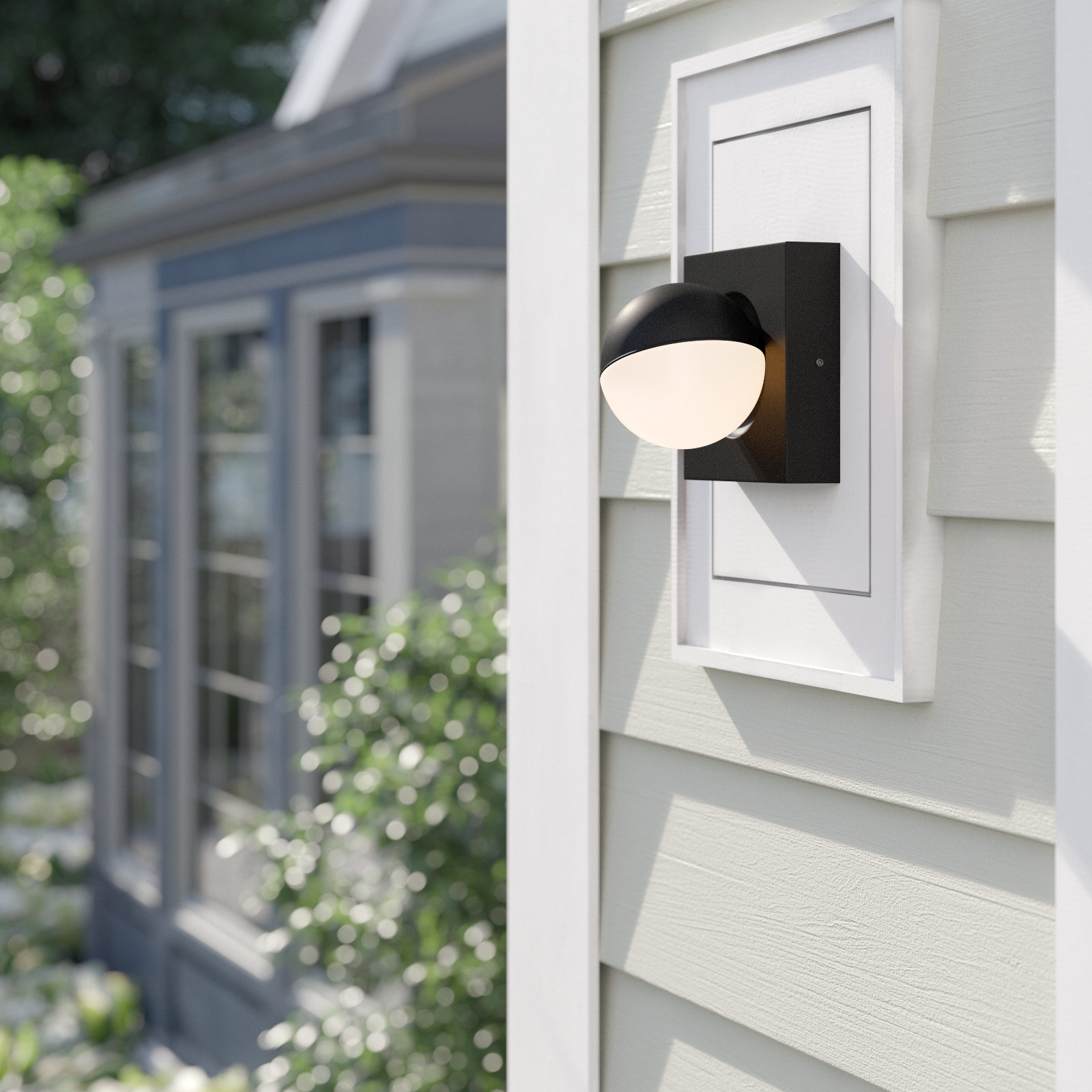 Aluminium Dimmable LED Flush Mounted Sconce