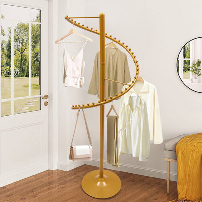 Tanell 70.86'' High Spiral Clothing Rack