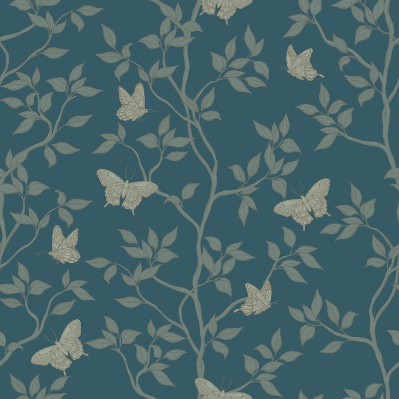 Papier peint floral Shaniyia, Épinette