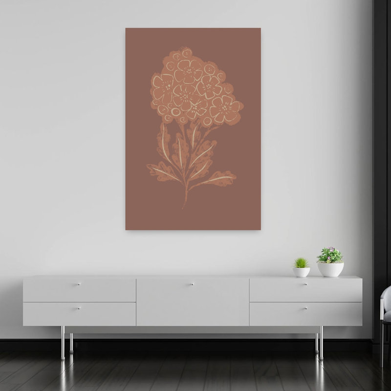 «Rustic Botanical Bloom», art floral rétro, nature rétro