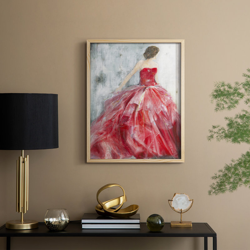 Redowa Framed Print - Solid Wood, Natural, 21" H x 17" W