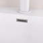 Ensemble de meuble-lavabo simple 48 po blanc brillant avec plateau en résine-1303129110