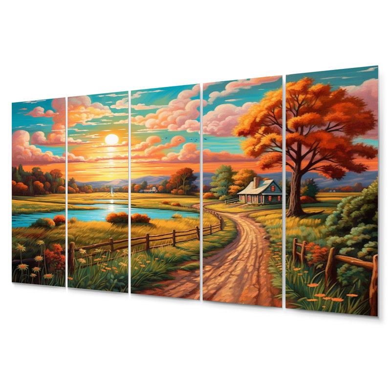 Traditional Landscape & Nature Wall Decor on Metal