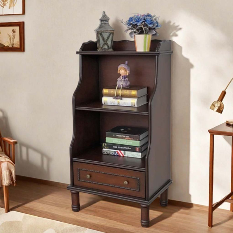 Small Solid Wood Organizer Bookcase