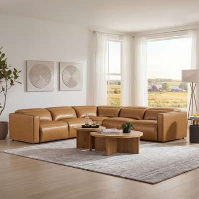 Canapé modulaire inclinable électrique Alaylah Wall-Hugger