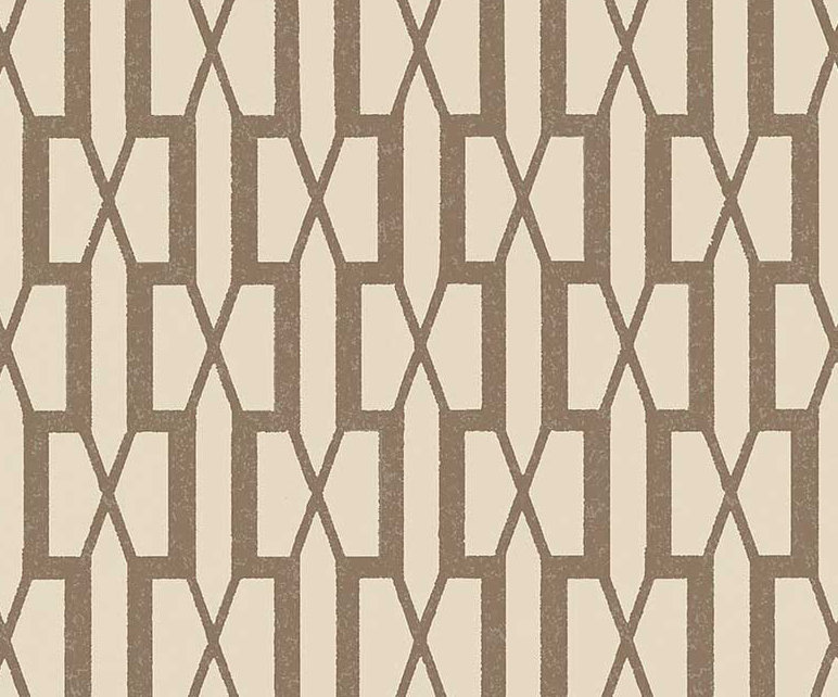 Papier peint Schumacher x Veere Grenney Belvedere, Brun Berber