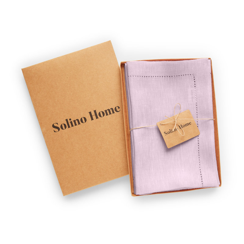 Milan - 100% Pure Linen Dinner Napkins, Bubblegum Pink