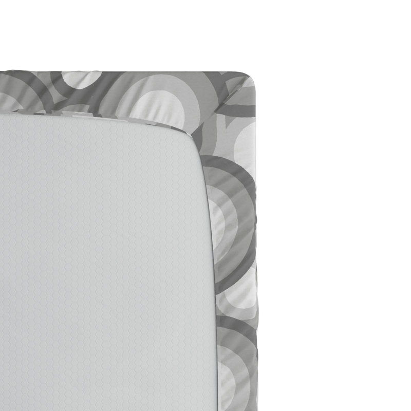 Microfiber Polka Dots Fitted Sheet, Queen Fitted Sheet