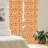 Tangerine Semi-Sheer Rod Pocket Curtain Panels-45971733