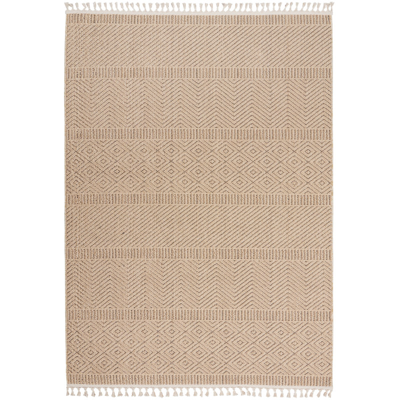 Striped Indoor Rug, Rectangle 5'3" x 7'11"