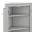 Armoire d'angle avec tablettes et portes réglables-113793376
