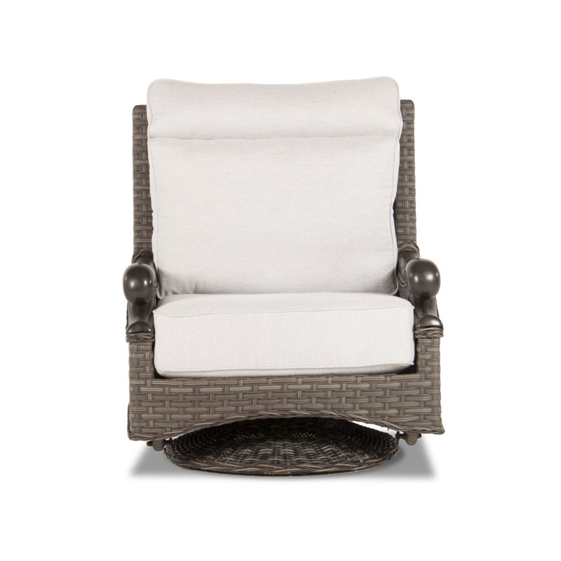 Fauteuil oscillant à haut dossier Davenport, Nurture Galet