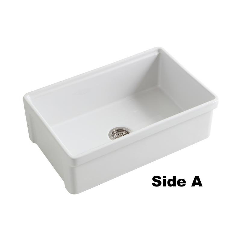 Tosca 30" L x 20" W Farmhouse Kitchen Sink With Accessories