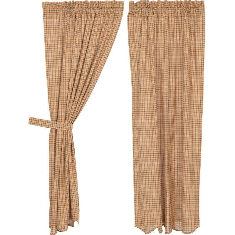 Femke 100% Cotton Room Darkening Curtain Pair