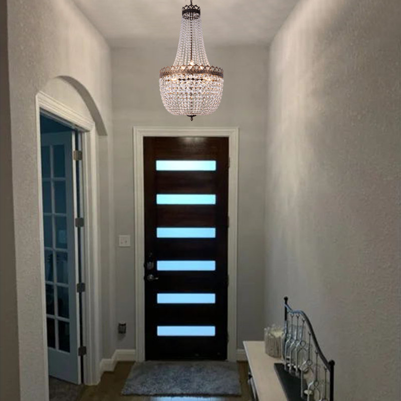 Denica 9 - Light Dimmable Crystal Empire Chandelier