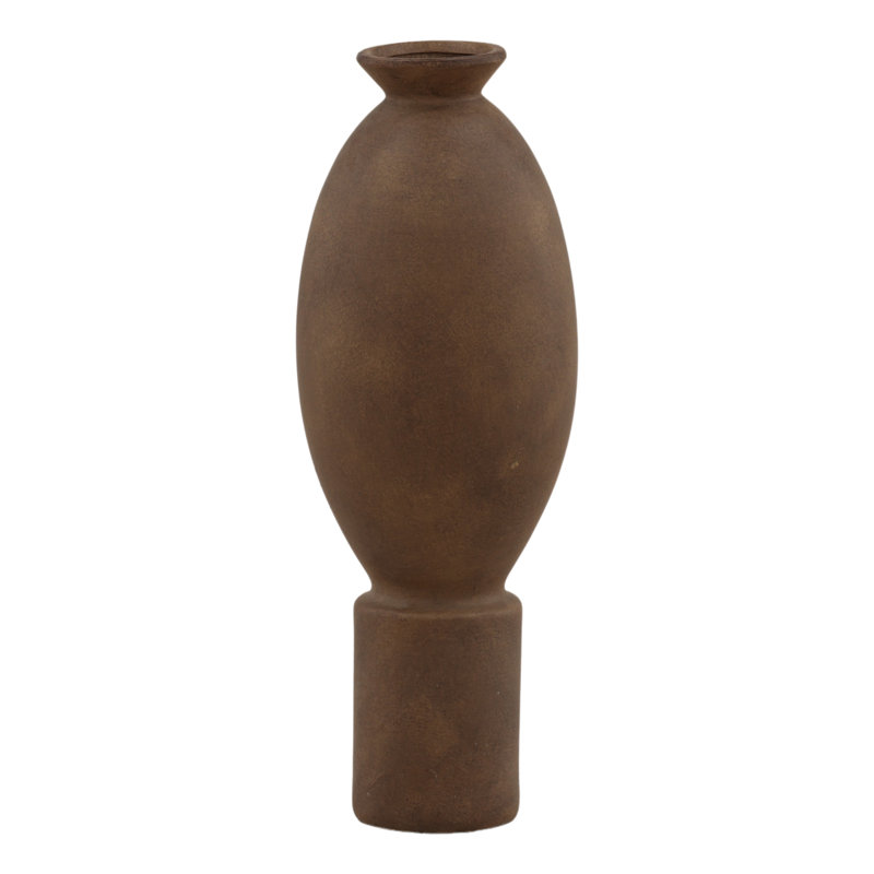 Raiden Vase Brown