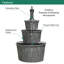 Outdoor Acrylic Weather Resistant Cascade Fountain
