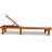 Olari Outdoor Eucalyptus Wood Chaise Lounge