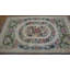Tapis antique antique en laine crocheté 1935