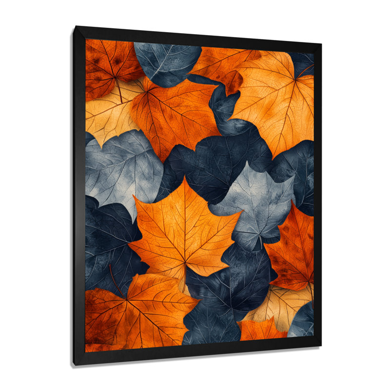 Seren - impressions sur toile florales, Noir, noir, noir, noir, H 20 po x l 12 po, Reproduction encadrée d'une seule photo