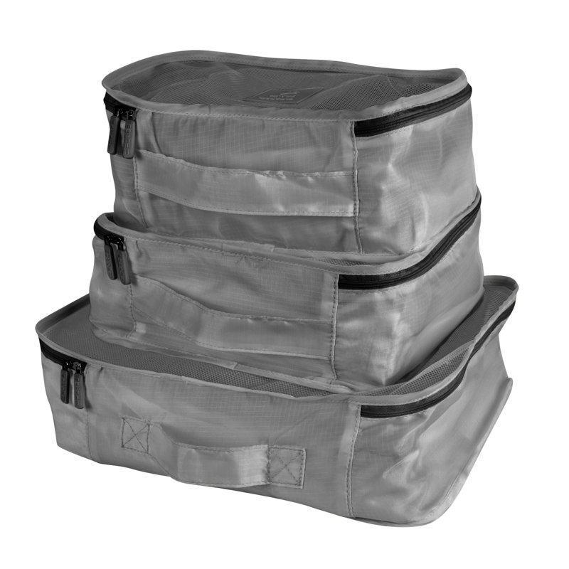 Ensemble de 6 bacs de rangement en tissu Gforce, Gris