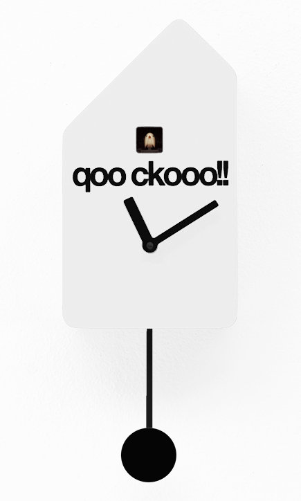 Beckmann Wood Wall Clock, White